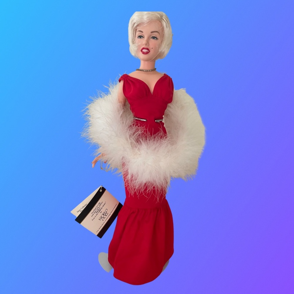 Marilyn Monroe doll.